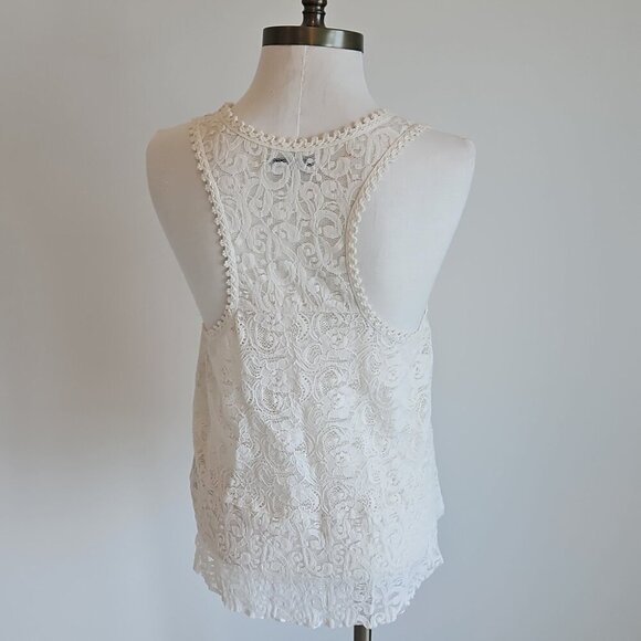 American  Eagle Flowly Lace Tank - Picture 2 of 6